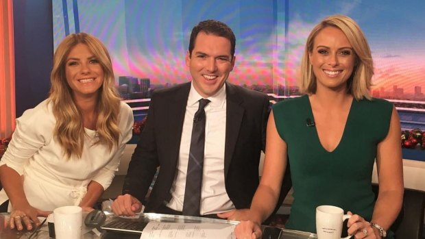 Natalia Cooper, Peter Stefanovic and Sylvia Jeffreys on TODAY. 