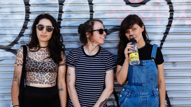 Camp Cope's growing profile has allowed them to stress their personal beliefs.