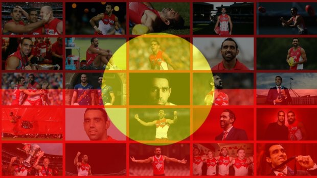 Target: Adam Goodes has polarised Australia with his stand for Indigenous people.