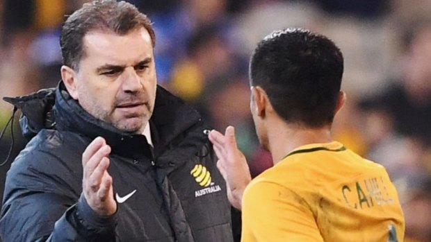 Blame me: Socceroos coach Ange Postecoglou says it was his decision to give players such as Tim Cahill much-needed game time that contributed to their 4-0 loss to Brazil.