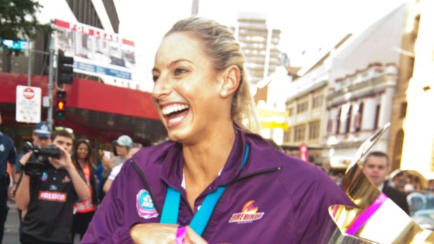Firebirds captain Laura Geitz: "It will take netball in Queensland to the next level."