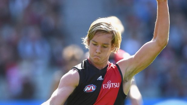 Bomber Darcy Parish has thrived with his early opportunities.