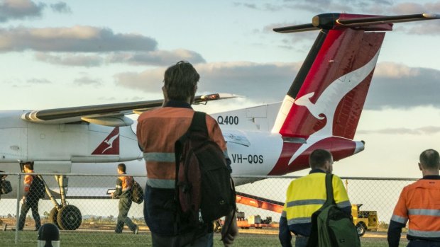 Some return flights from mine sites cost $2500 return.