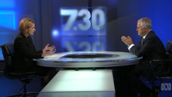 Prime time interviews such as Leigh Sales going head to head with Prime Minister Malcolm Turnbull could be shunted back later in the ABC schedule.