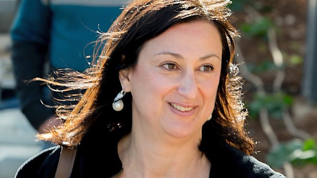 Political blogger Daphne Caruana Galizia was killed when her car was blown up.