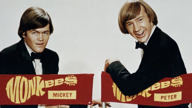Mickey Dolenz and Peter Tork in their Monkees heyday. 