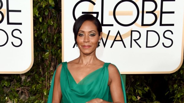 Jada Pinkett Smith, who has questioned whether people of colour should attend the Oscars, attending this year's Golden Globe Awards.