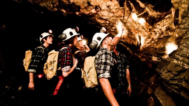 The tunnels of Bendigo's Central Deborah mine reach a depth of 411 metres.