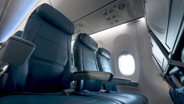 Delta's seats on a 737 are as comfortable as you can expect in economy class.