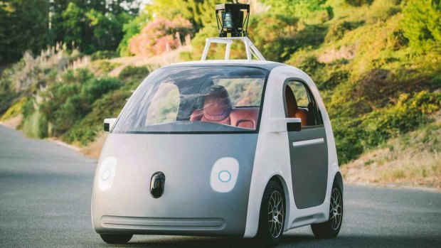 Google's driverless car could be one way goods are delivered in the future, MYOB says.