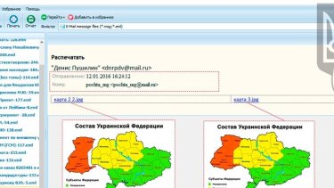 This hacked email allegedly shows Russian plans for the federalisation of Ukraine.