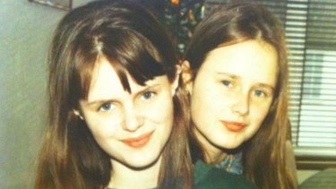 Cat Rodie, right, aged 16 with her sister. "I may have looked more grown up than my age, but I wasn't the hideous monster I imagined myself to be."