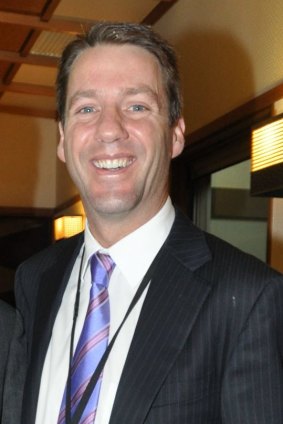 Mark Simkin at a function in 2012.