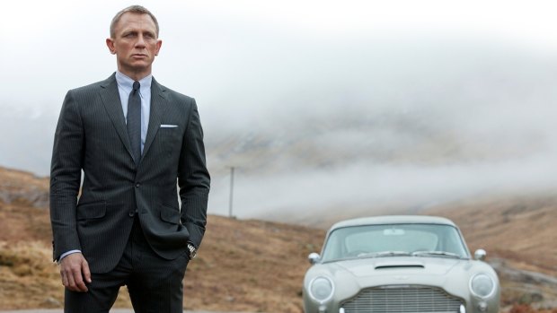The current James Bond ... Daniel Craig in <i>Skyfall</i>. 