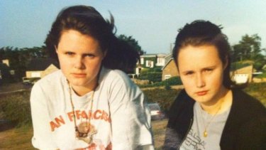 Cat Rodie aged 14, right, with her sister. A dieter from the age of 11, she has now abandoned her long-held belief that "low fat" is better.