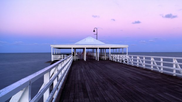 Dusk at the old Shorncliffe Pier.