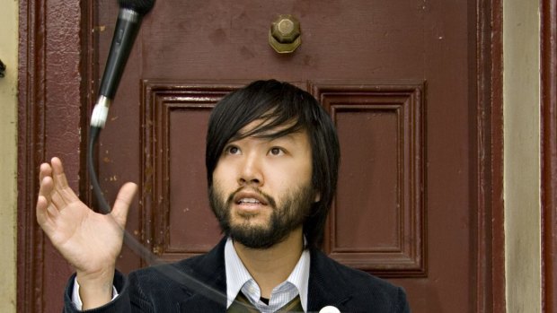 Melbourne comic Lawrence Leung whose  film, <i>Sucker</i>, is loosely based on his teenage years. 