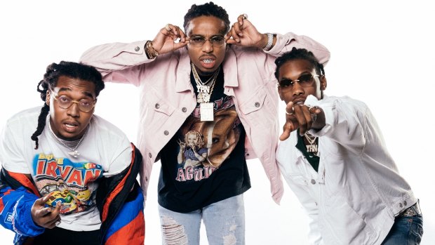 Last night's show was the first ever for Migos in Australia.