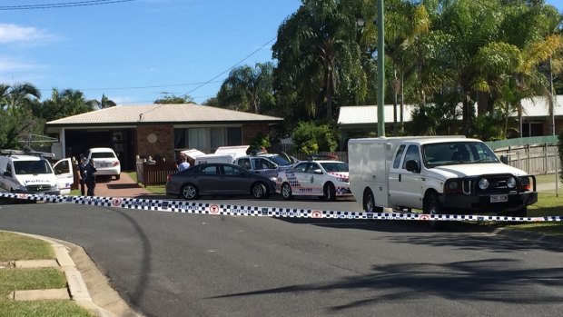 Police have scoured the Caboolture home where a boy was found dead.