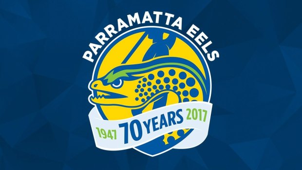 Makeover: The new Eels logo celebrating 70 years.