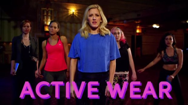 Ellie Goulding plays herself in the new 'Activewear' parody sequel about our lycra obsession.