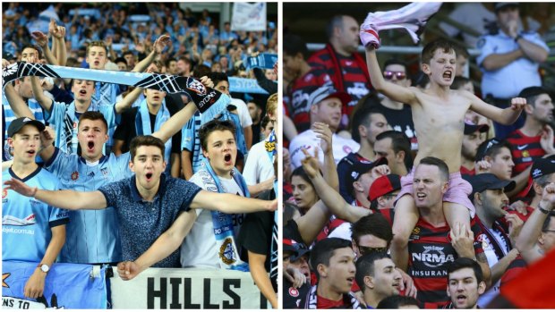 Fandom: Sydney FC and Western Sydney Wanderers fans.