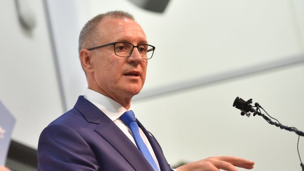 South Australian Premier Jay Weatherill outlines the new energy supply strategy on Tuesday.