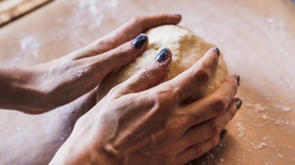 You need to knead and rest the dough to develop the gluten and help it hold a lot of gas.