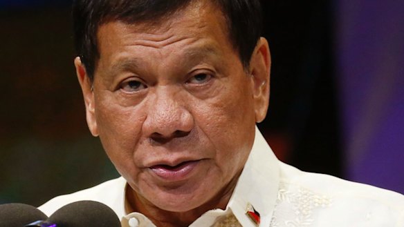 Philippine President Rodrigo Duterte
