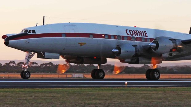 The restored "Connie'' will be appearing at the Canberra airport open day on Sunday.