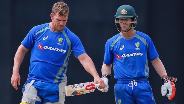 Not happy: Aaron Finch has hit out at the Sri Lankan curators for "poor" wickets.
