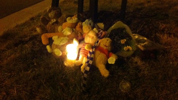 Neighbours leave tributes for the victims of the Wyndham Vale tragedy.