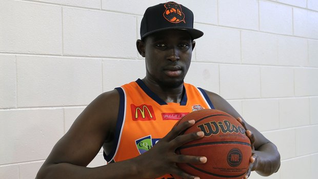 New Cairns Taipans signing Kuany Kuany has big dreams for his basketball career.