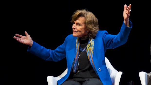 Dr Sylvia Earle addresses the Can We Save Our Precious Reefs in Time? talk at the World Science Festival Brisbane 2016.
