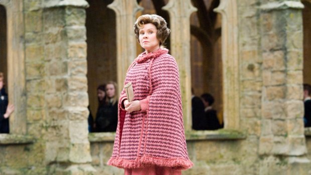 Staunton as Dolores Umbridge in Harry Potter and the Order of the Phoenix.