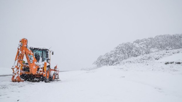 Melisha Liegl from Perisher said about 7cm of snow has fallen across the resort.