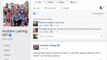 Mp Lashed On Facebook After Asking Whether Teachers Were Back At Work