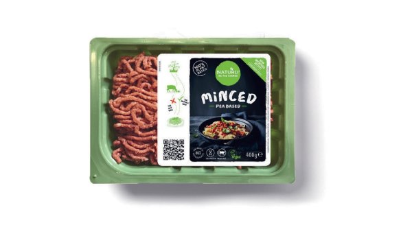 Good Food - Fake Meats. Photographed 15th June 2021.  Naturli Pea-Based Minced. Photograph by James Brickwood. SMH GOOD FOOD 210615. Low res online-only