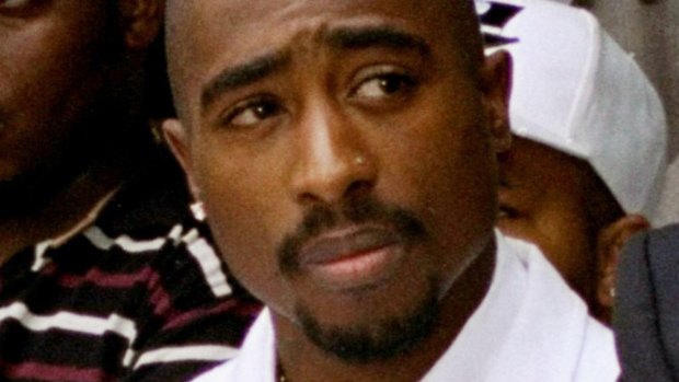 Rapper Tupac Shakur in 1996. He will be posthumously inducted into the 2017 Rock and Roll Hall of Fame.