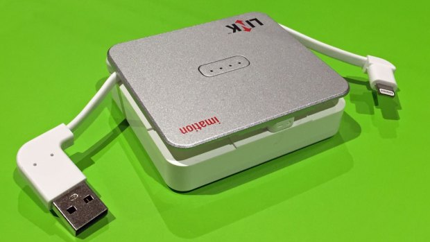 Imation's Link Power Drive keeps iPhones charged, backed up and ready to entertain.