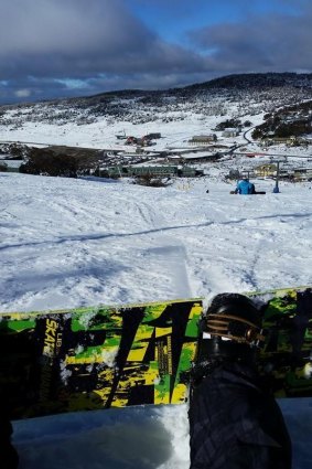 A photo posted on Facebook on June 17 at Perisher by Gerard Berger, who died in a snowboarding accident.