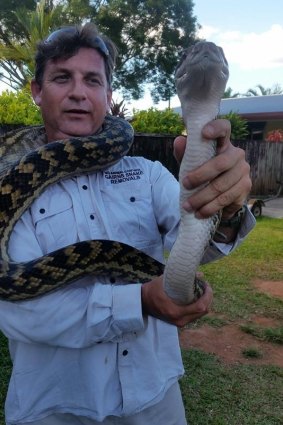 Cairns Snake Removals owner David Walton.