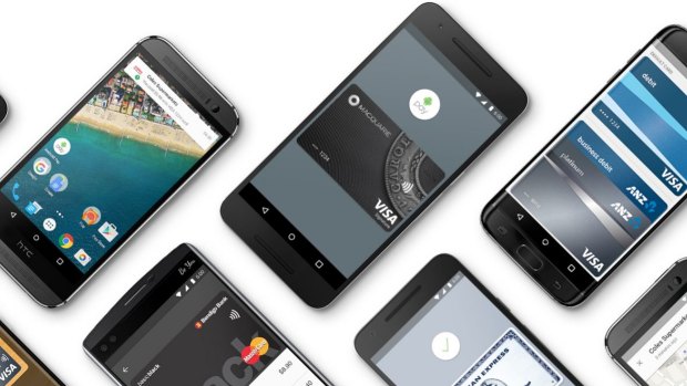 Android Pay works on just about any Android phone with an NFC chip, and once it's set up you don't need to open an app to use it.