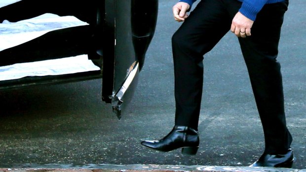 Senator Marco Rubio wore a much-discussed pair of high-heeled boots while campaigning.