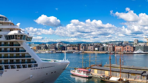 Oslo harbour. Norway is one of the world's most expensive countries to visit. 