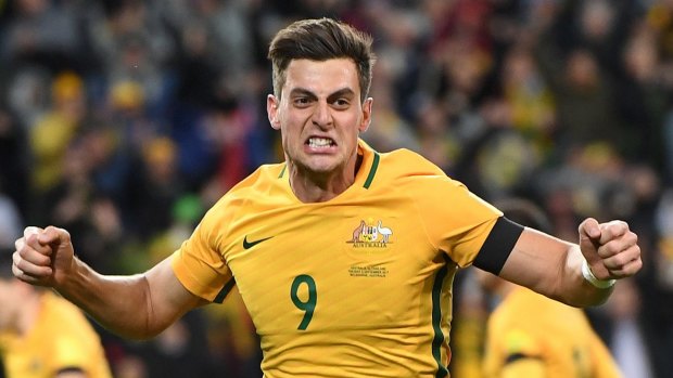 Sweating it out: Tomi Juric has been spending time in the sauna to prepare for the Honduras clash.