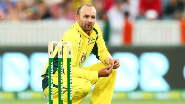 In a spin: Nathan Lyon will play for NSW in a historic Sheffield Shield match in Lincoln, New Zealand.