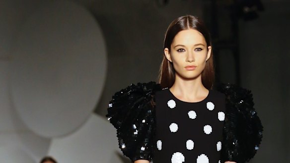 And the sweet take at Carolina Herrera.