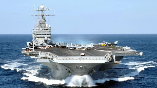 Sailors from the USS George Washington are expected to provide a boost to the Queensland economy during their visit.