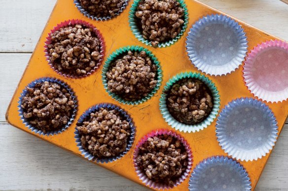 Top of the pops: Chocolate crackles are a simple sweet for kids to make.